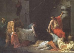 Jean-Germain  Drouais Marius Imprisoned at Minturnae (mk05) oil painting picture